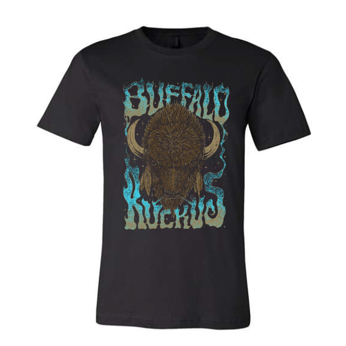 Bison Skull Tee - Black